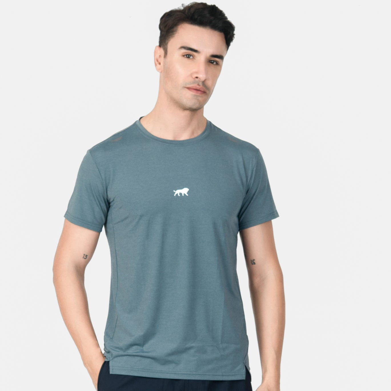 Flux Performance Tee- Ocean Stripe