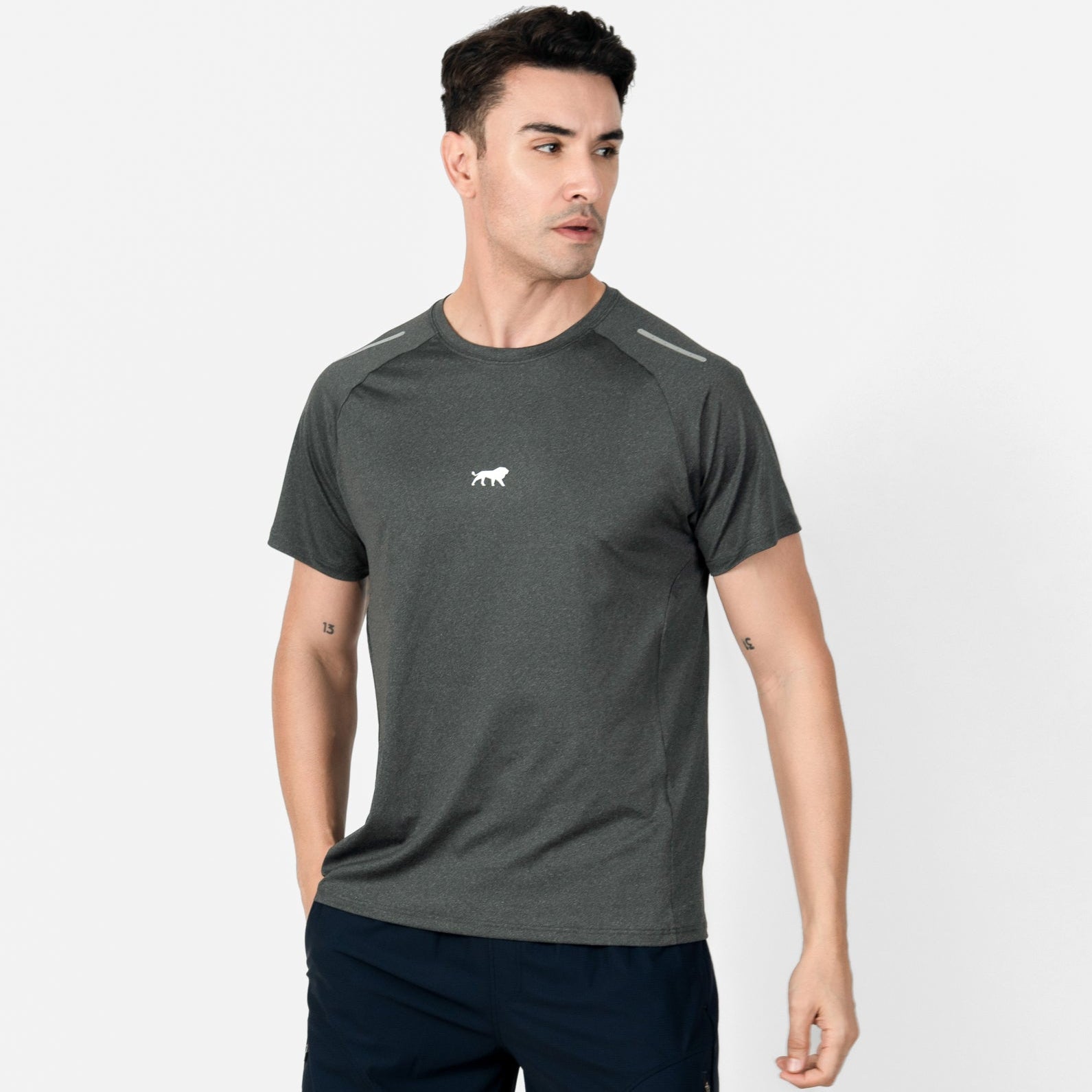 Reflect Performance Tee - Charcoal Marl