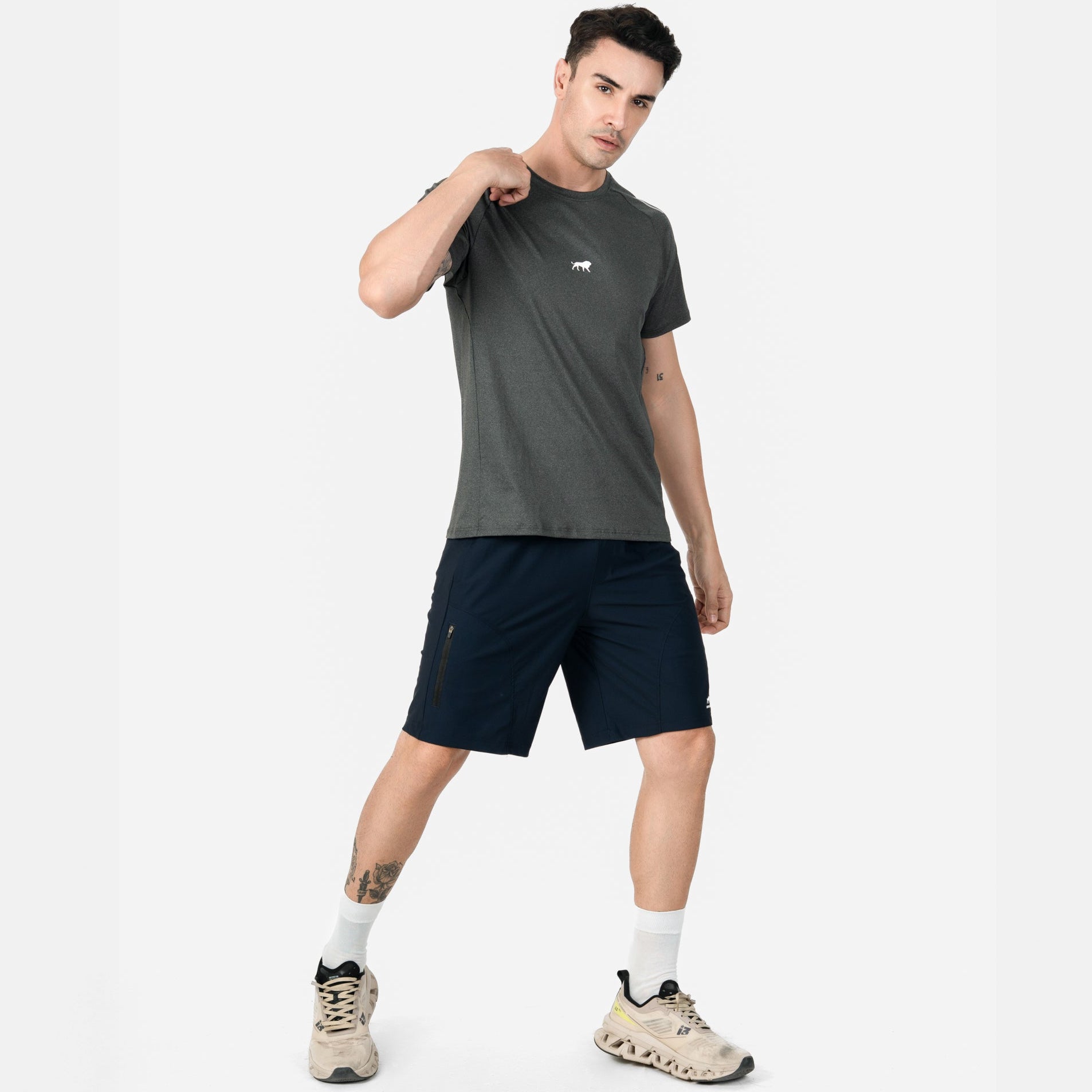 Reflect Performance Tee - Charcoal Marl