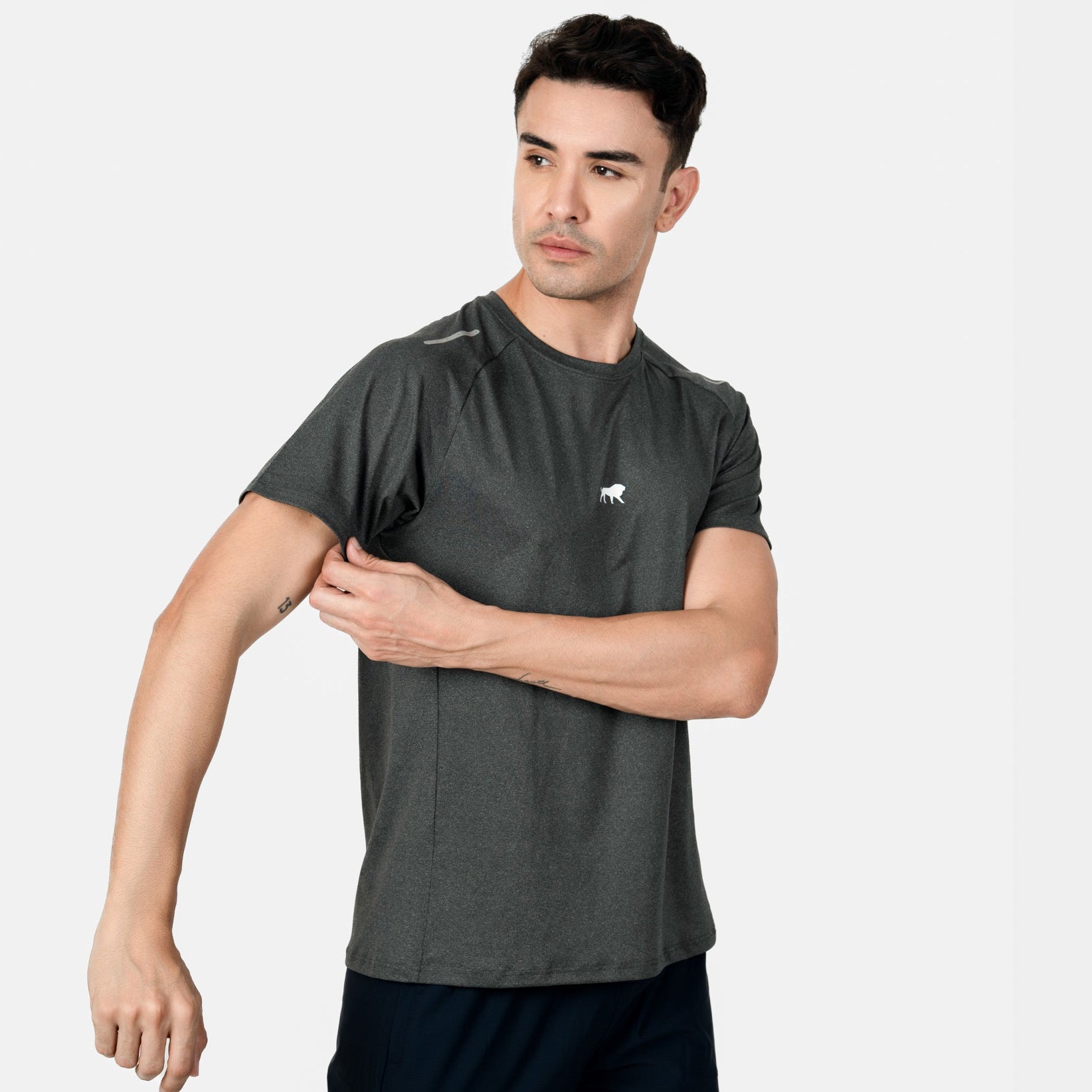 Reflect Performance Tee - Charcoal Marl