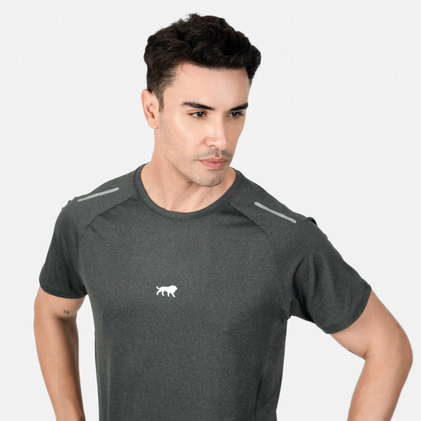 Reflect Performance Tee - Charcoal Marl
