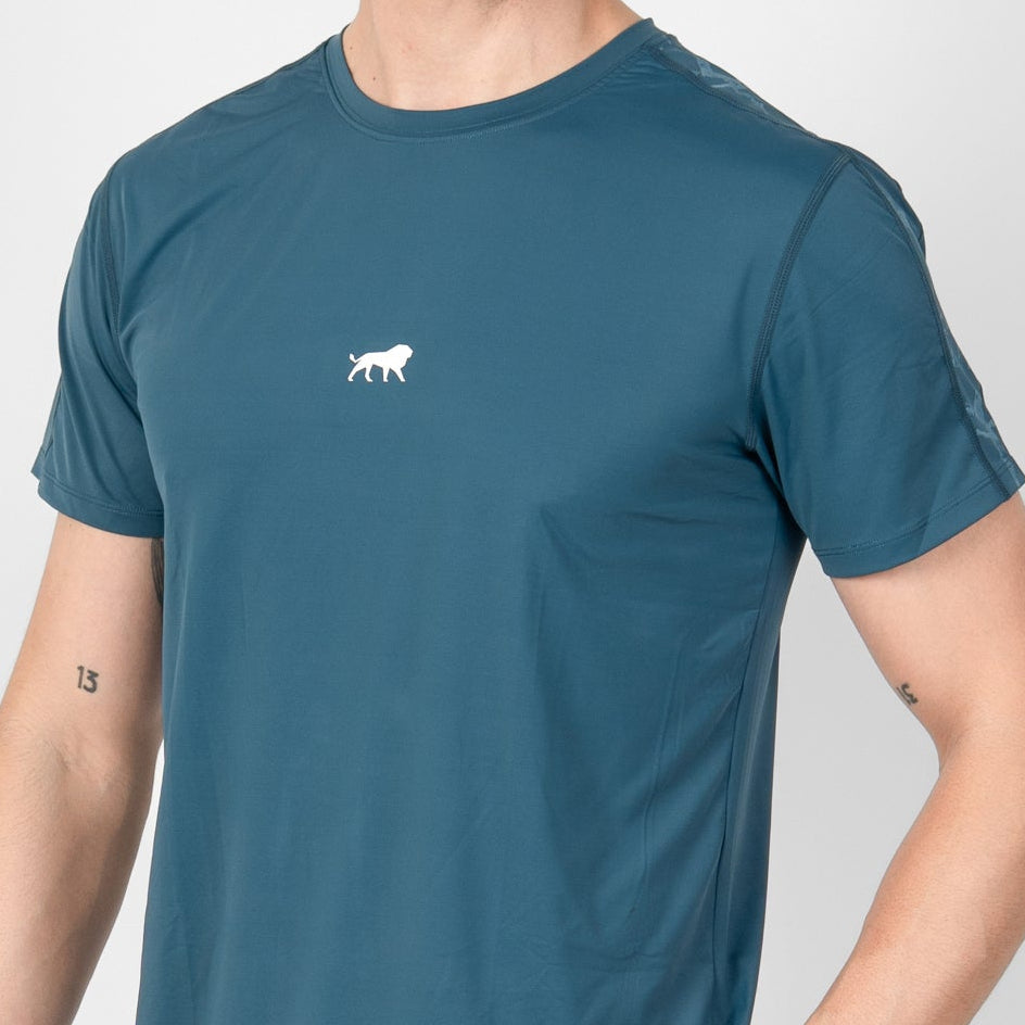 Velocity Performance Tee - Steel Teal
