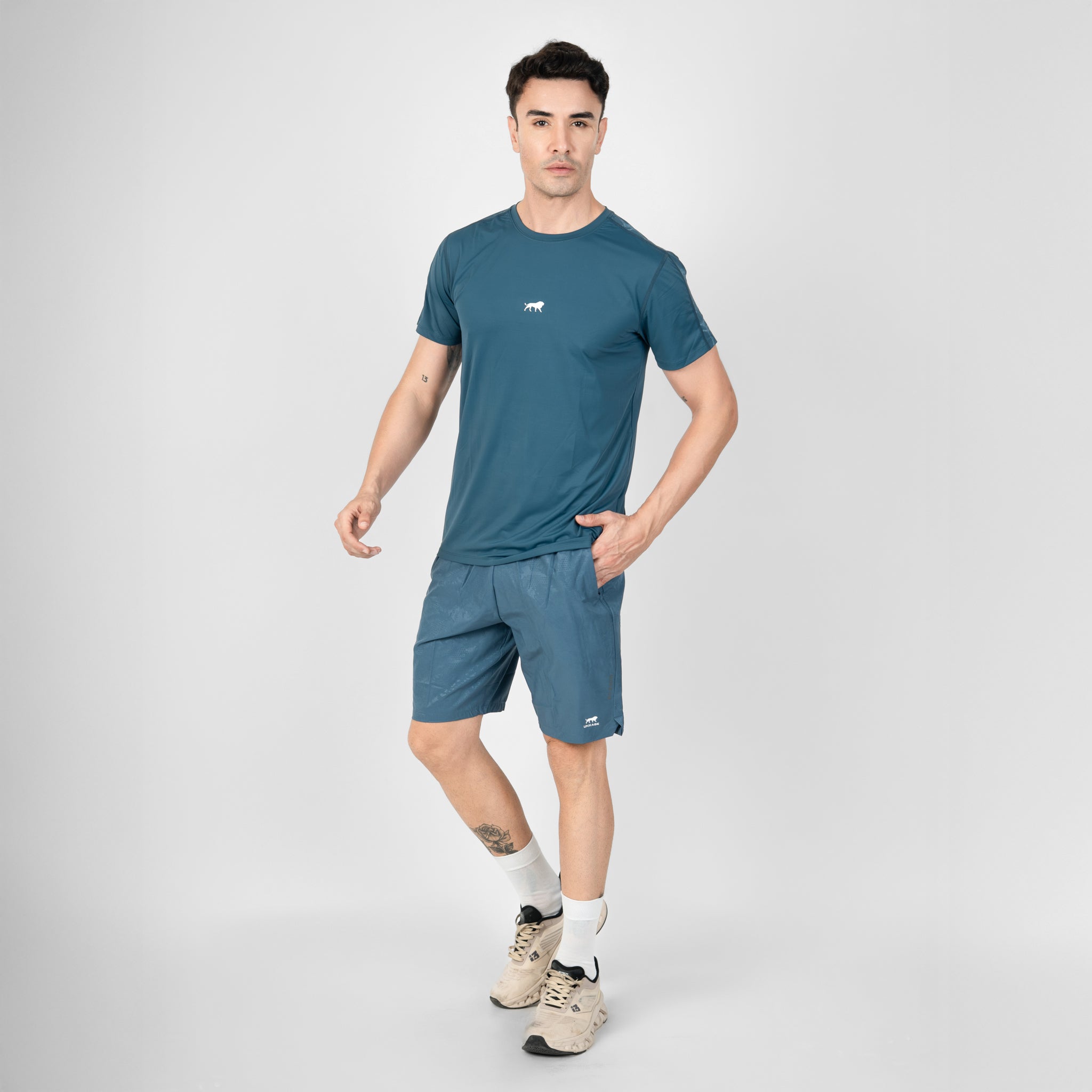 Velocity Performance Tee - Steel Teal