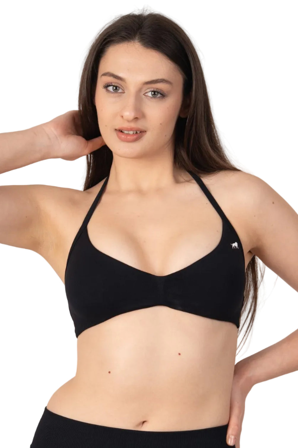 Seamless Halter Sports Bra | Sculpted Support