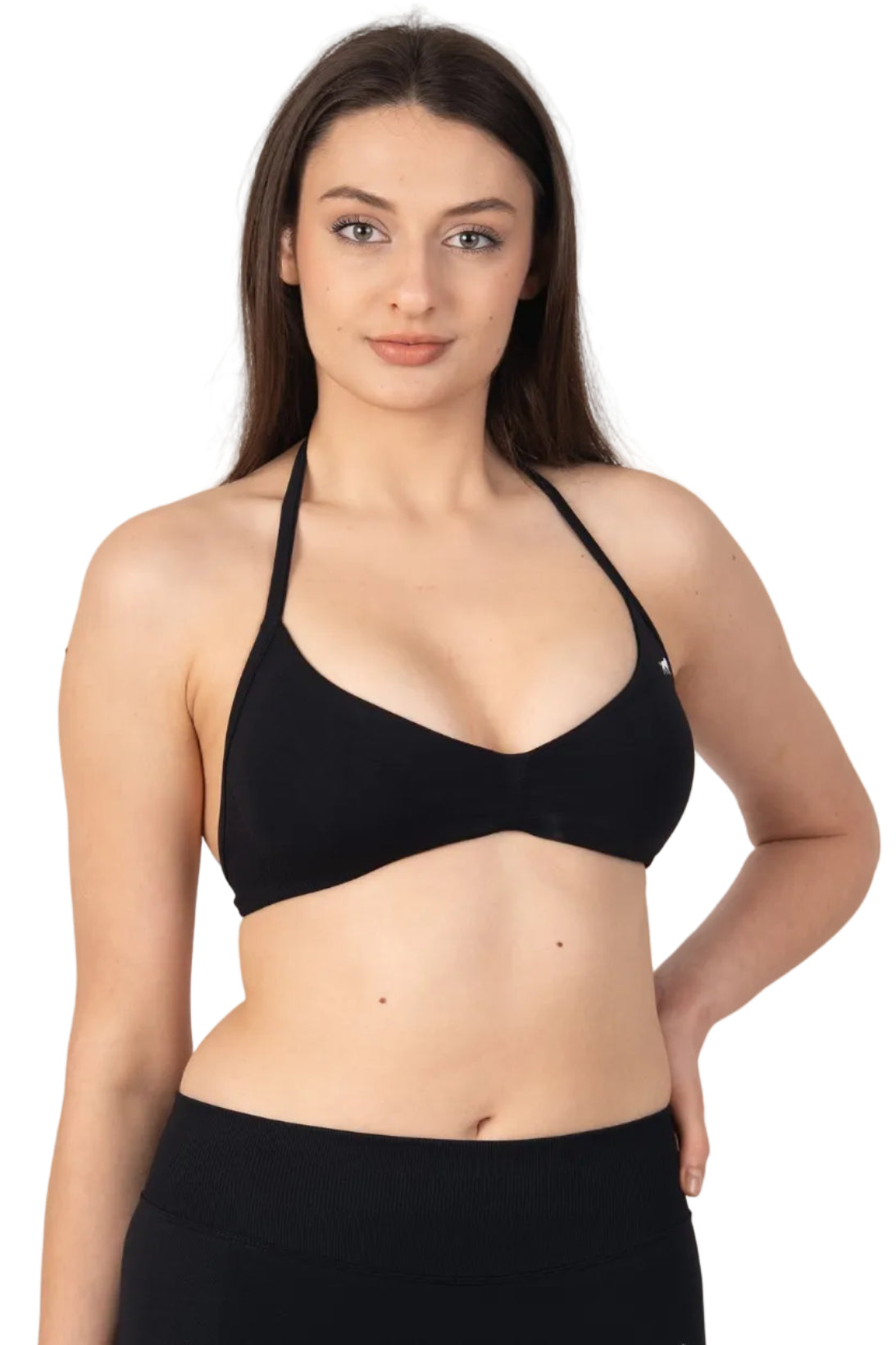 Seamless Halter Sports Bra | Sculpted Support