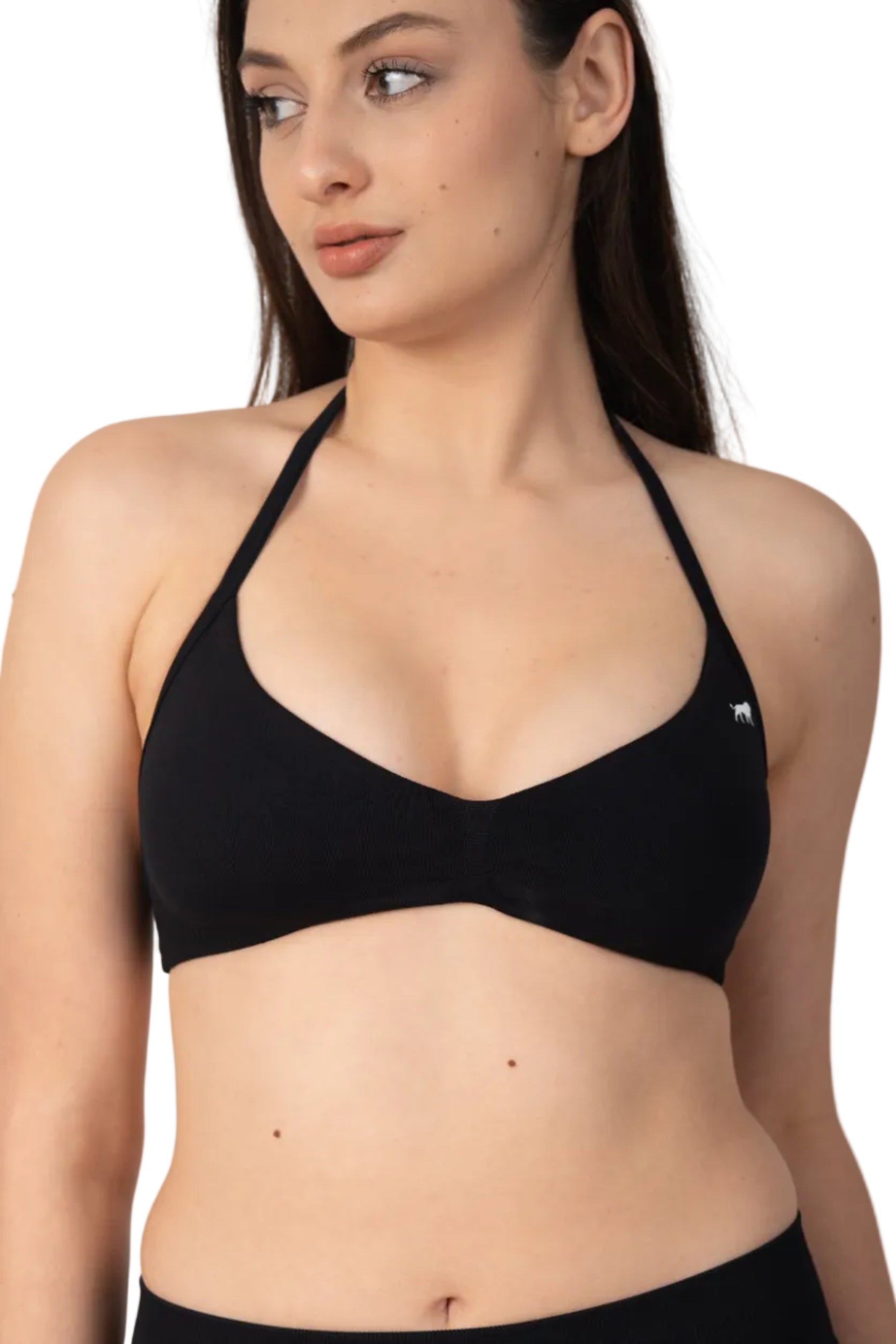 Seamless Halter Sports Bra | Sculpted Support