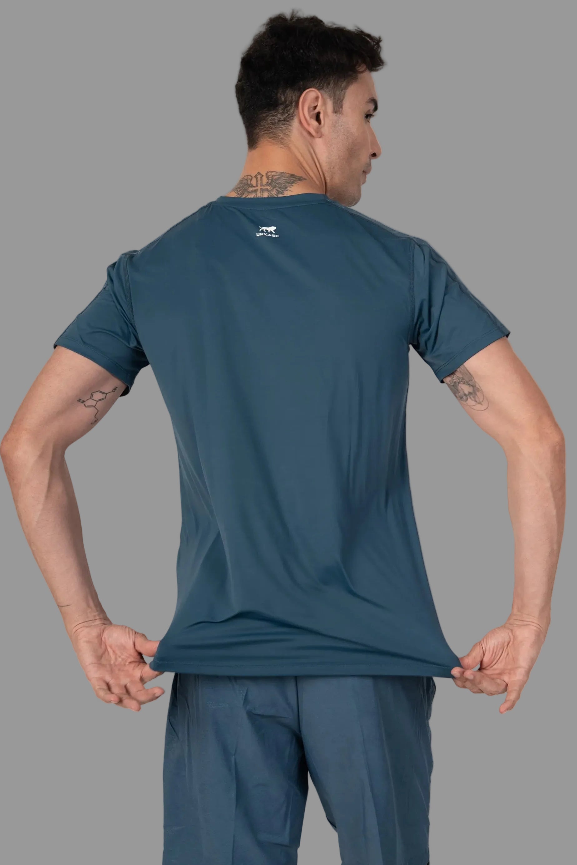 Velocity Performance Tee - Steel Teal