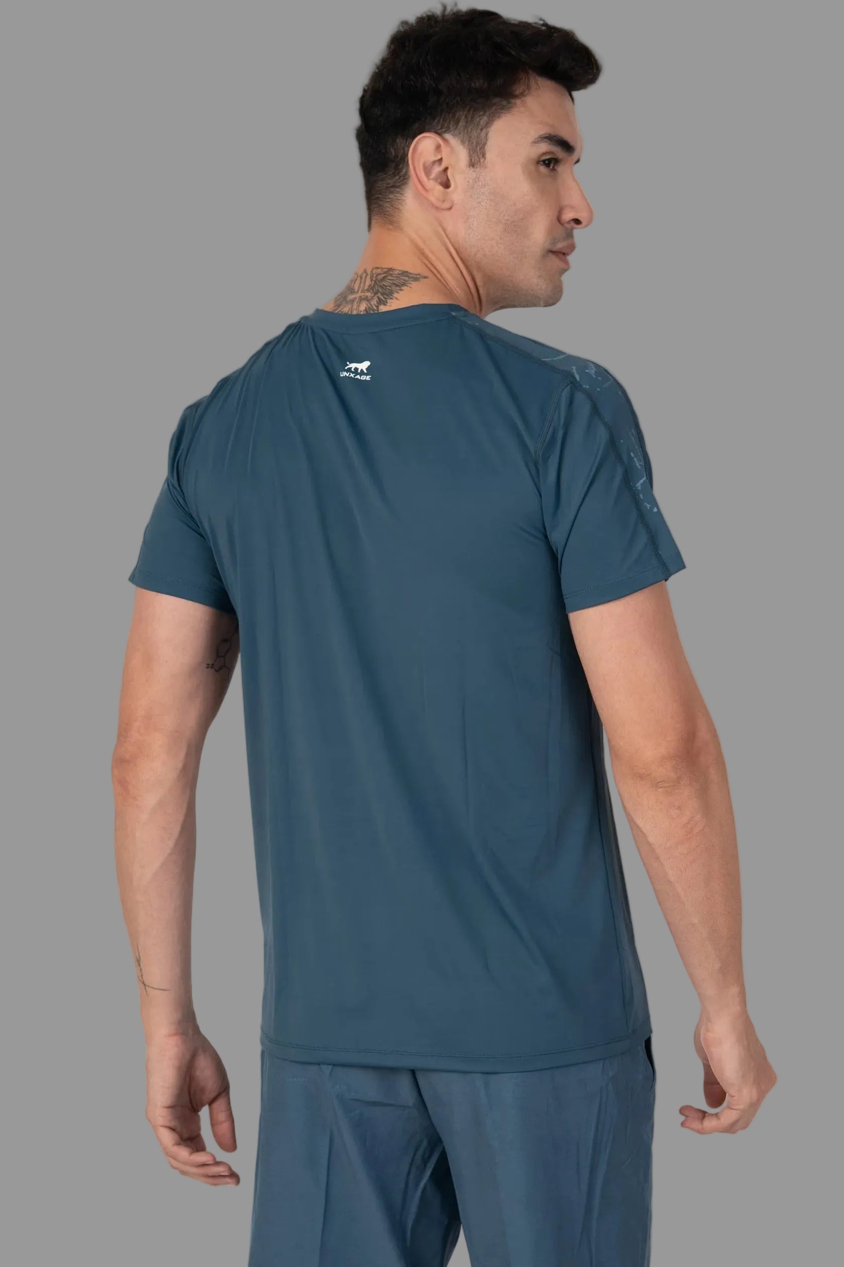 Velocity Performance Tee - Steel Teal