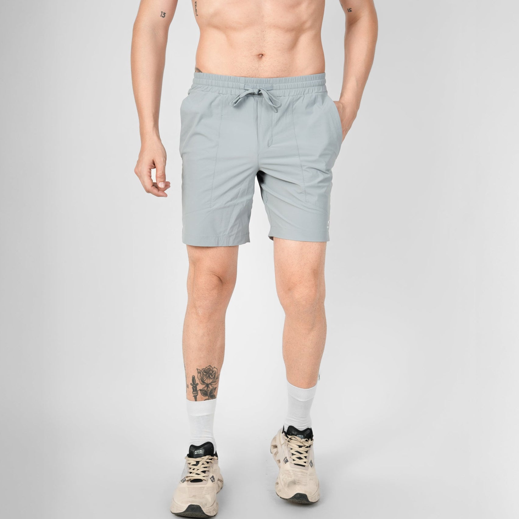 Ease Training Shorts - Stone Grey
